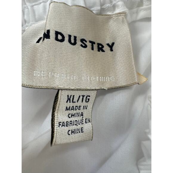 NWT Industry Republic White Ruffle‑Sleeve Top M & Tiered Maxi Skirt XL Set - Picture 7 of 7